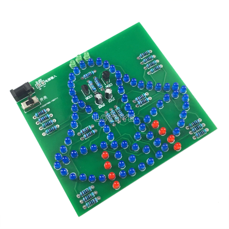 Electronics Repair School - DC 3-5V DIY LED Swing Wind