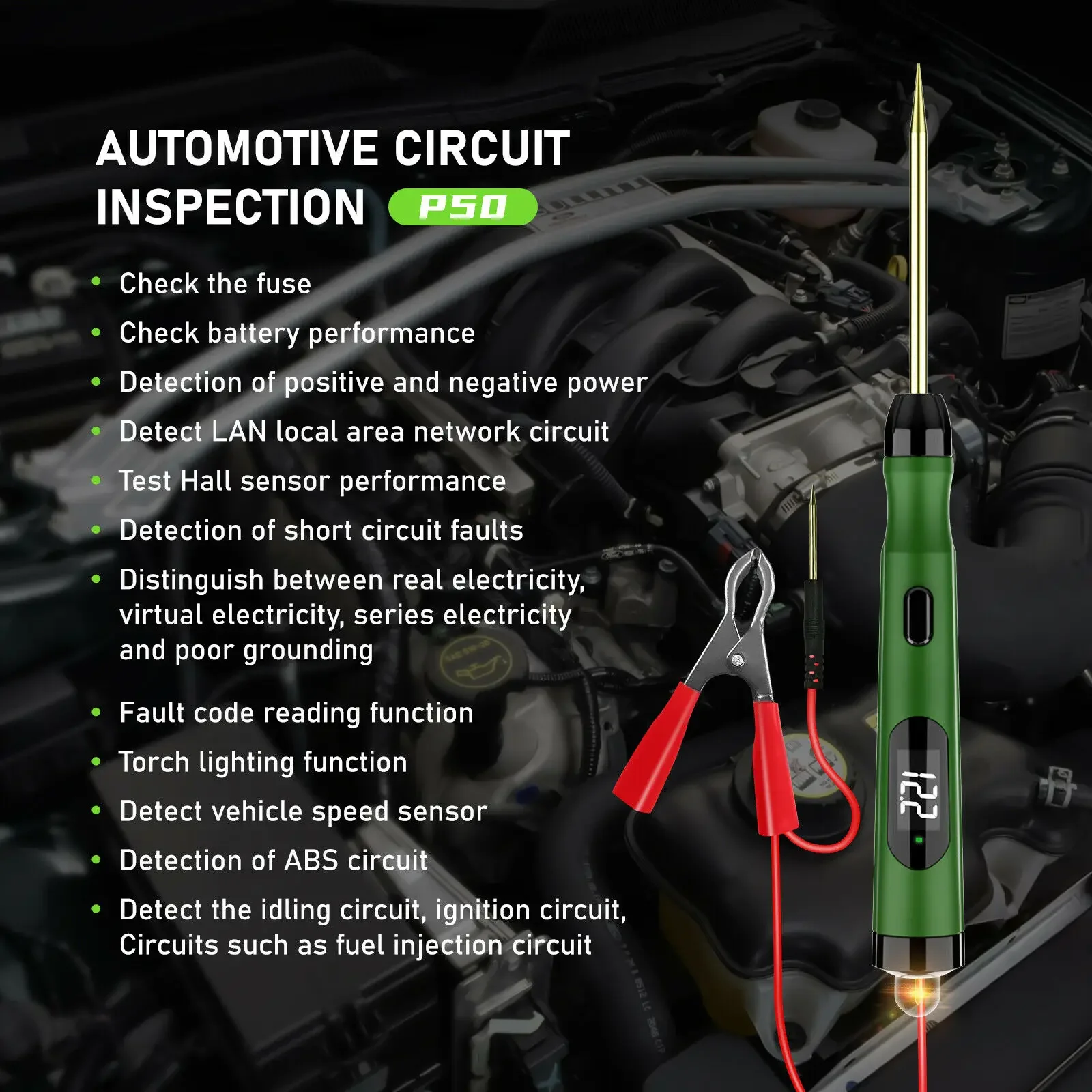 Voltage Test Pen P50 Car Elect - đánh giá và giá Circuit Test Pencil