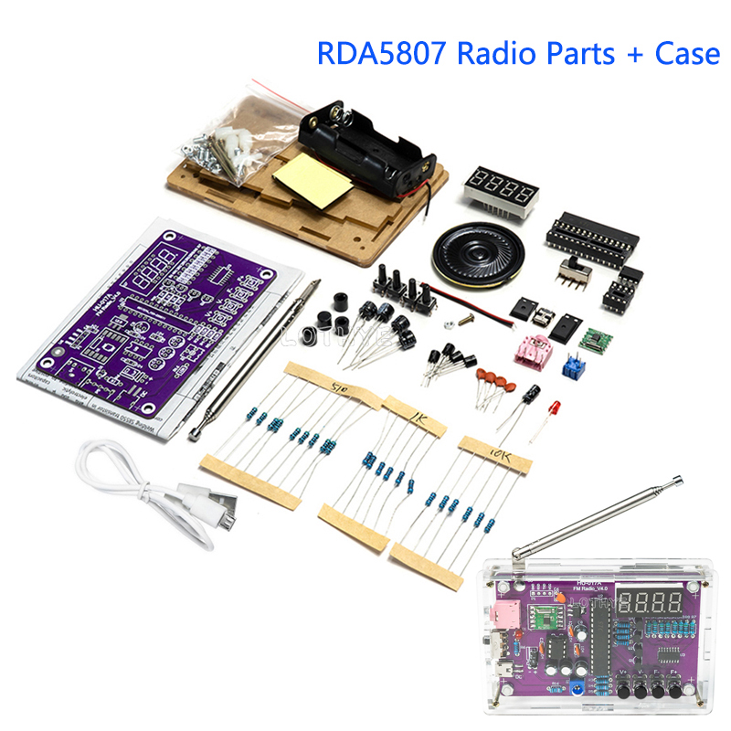 DIY Electronic Kit RDA5807S FM - đánh giá và giá Electronics Repair School