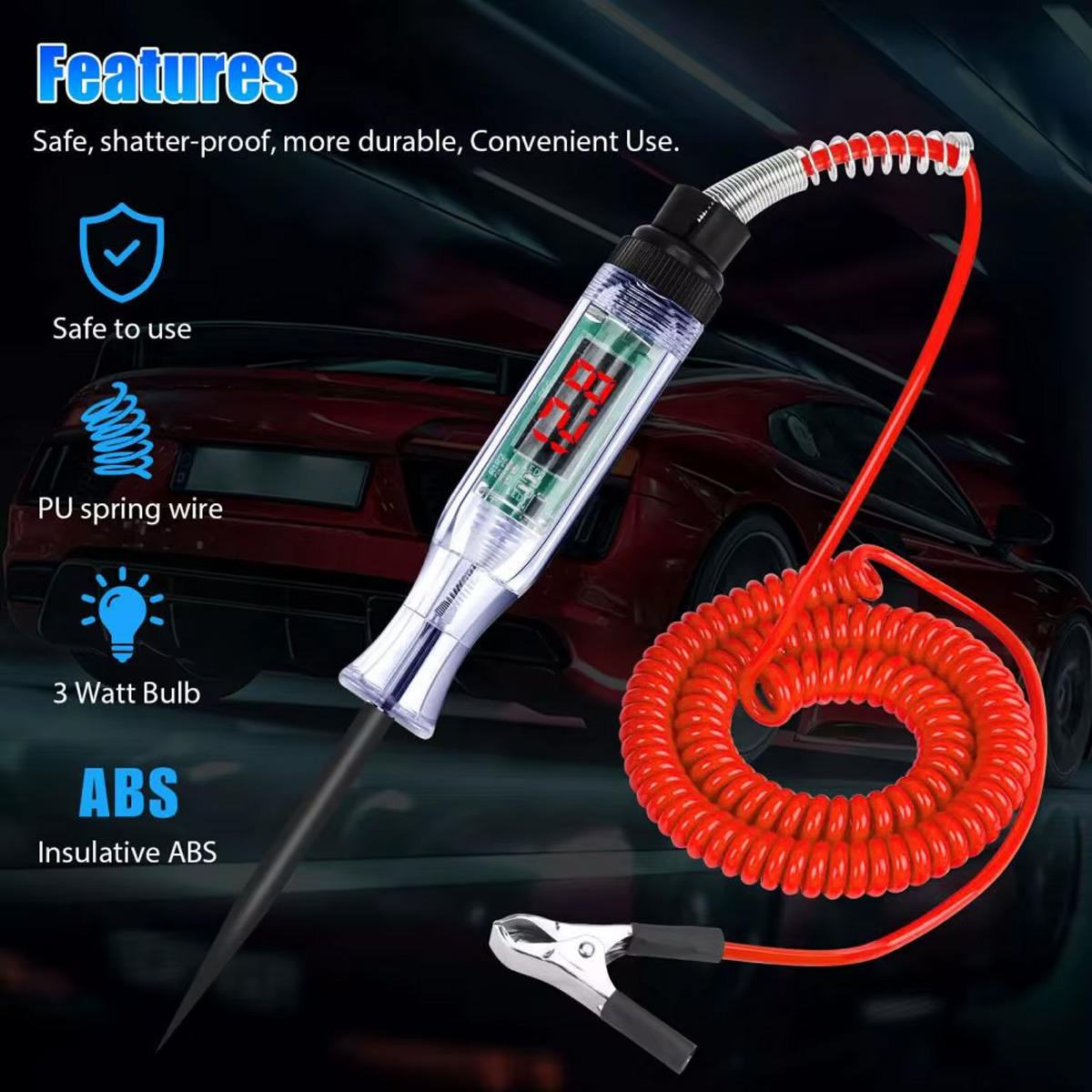 6V-24V/5V-90V Automotive Circu - đánh giá và giá Circuit Test Pencil