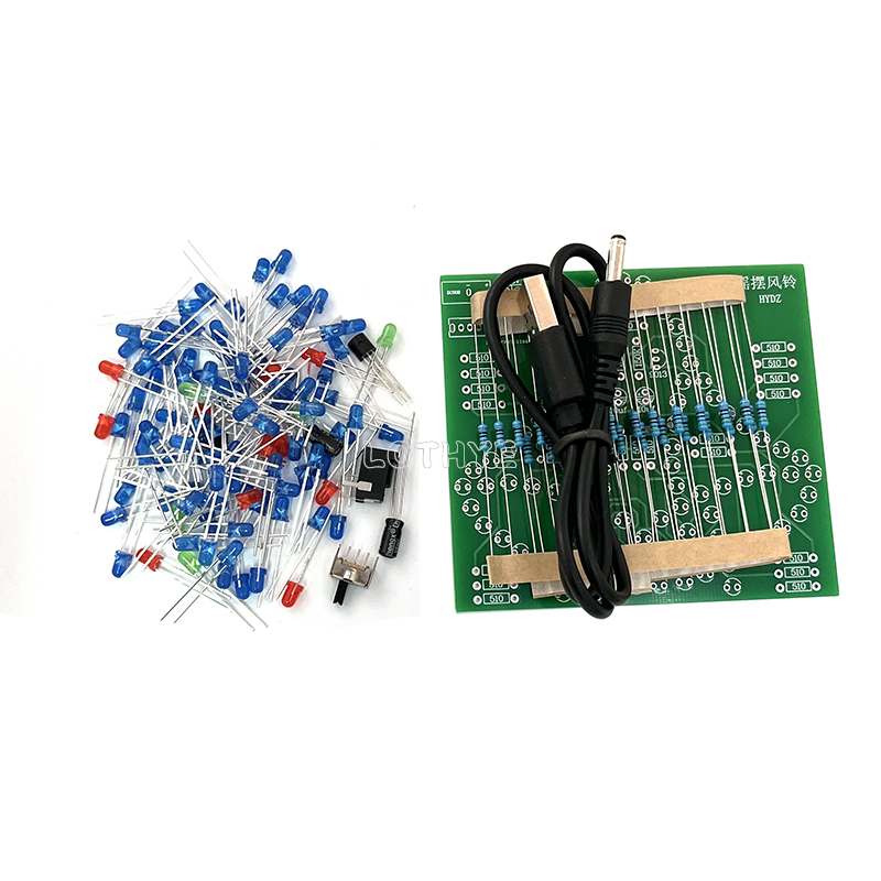 DC 3-5V DIY LED Swing Wind Chi - đánh giá và giá Electronics Repair School