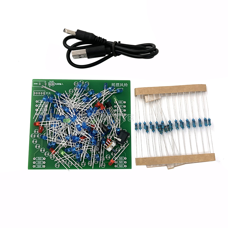 DC 3-5V DIY LED Swing Wind Chi - đánh giá và giá Electronics Repair School