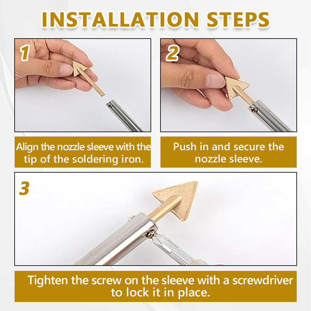 3PCS Soldering Iron Tips Set,  - đánh giá và giá Electronics Repair Kit With Soldering Iron