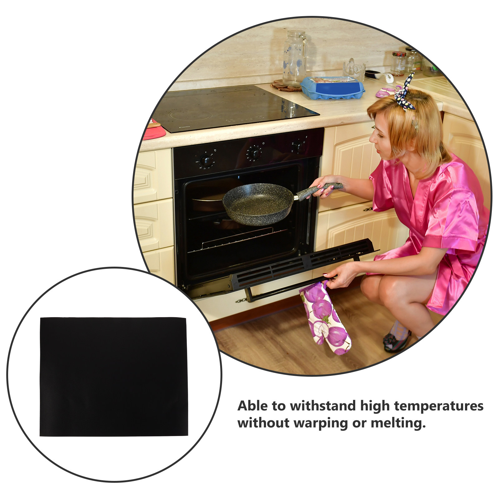 4Pcs Silicone Oven Liners for  - đánh giá và giá Heat Mat Silicone