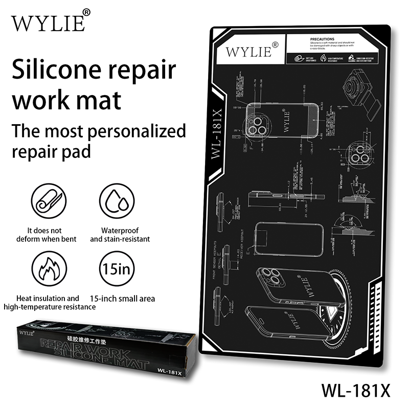 WYLIE WL-181X Heat Resistant I - đánh giá và giá Heat Mat Silicone