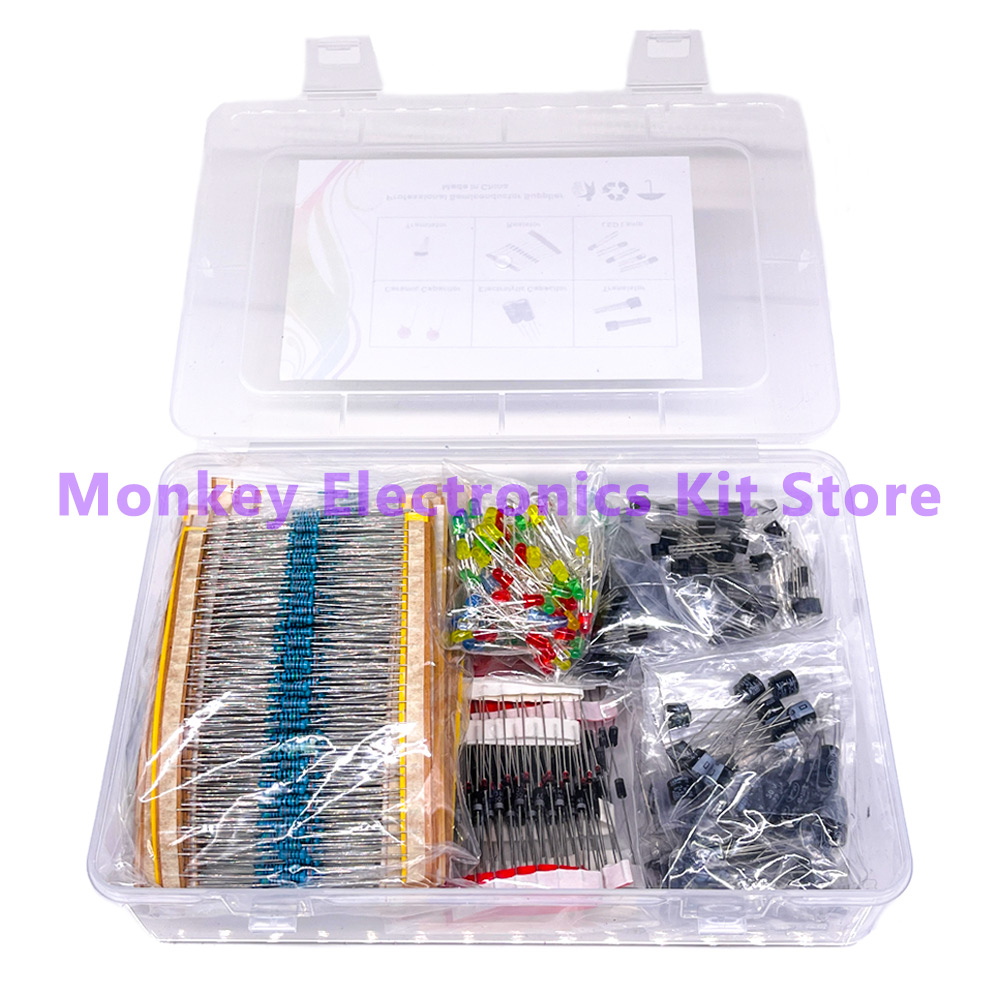 6 kinds components kit resista - đánh giá và giá Electronics Repair Center