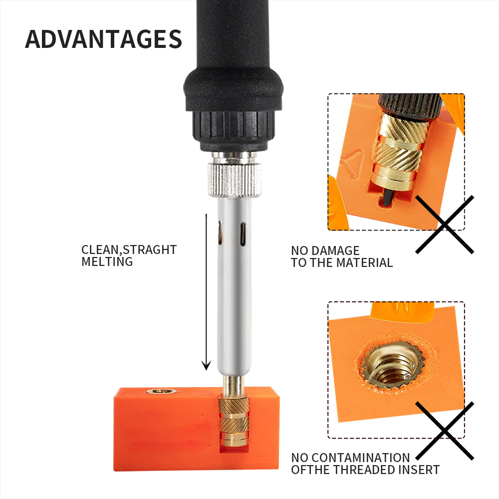Heat Insert Nut Soldering Tip  - đánh giá và giá Electronics Repair Kit With Soldering Iron