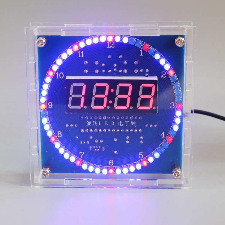 DIY Rotating LED Electronic Di - đánh giá và giá Electronics Repair School