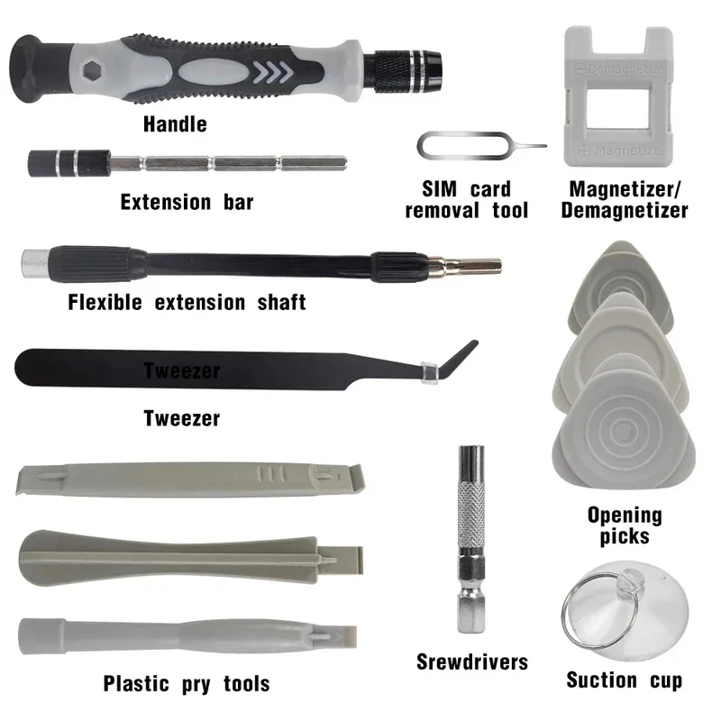 Portable 115in1 Magnetic Screw - đánh giá và giá Electronics Repair Business