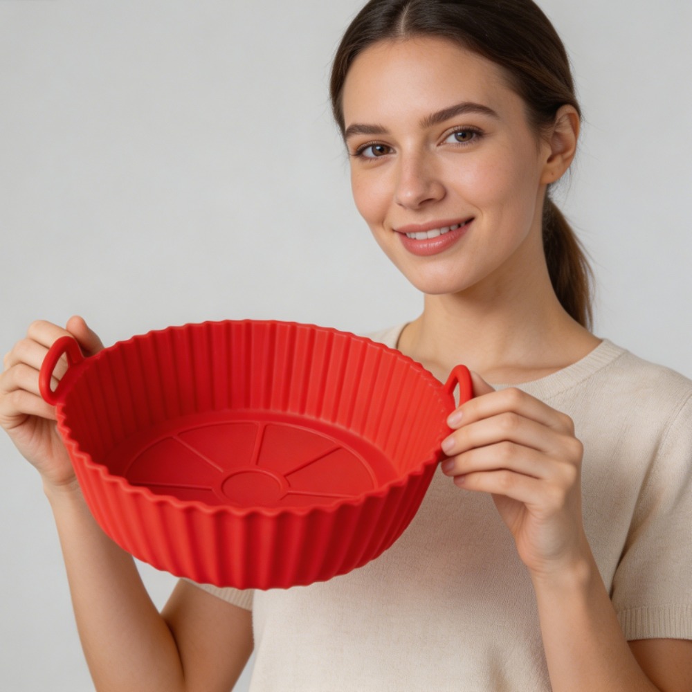 Round Silicone Air Fryer Liner - đánh giá và giá Heat Mat Silicone