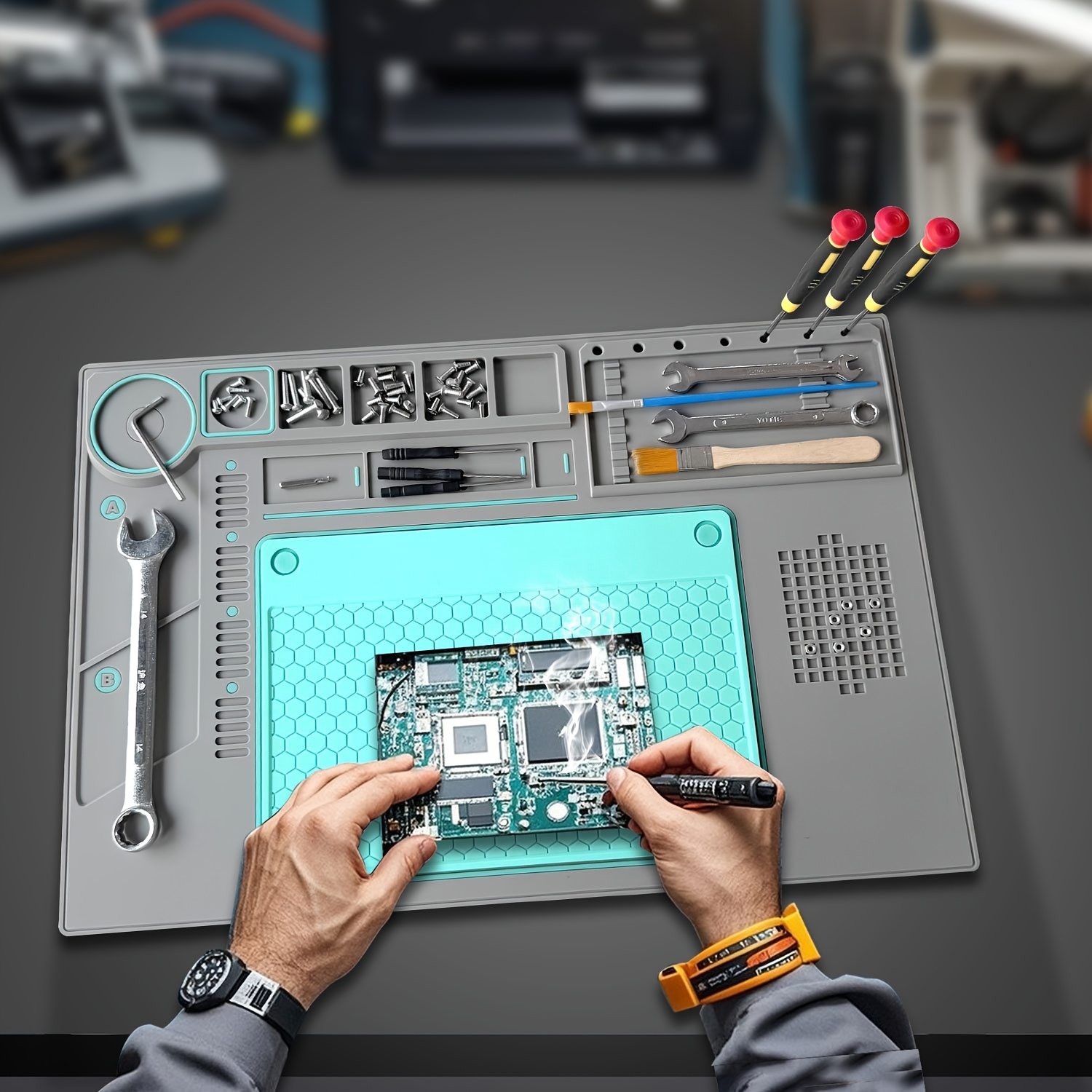 Heat Resistant Solder Mat Insu - đánh giá và giá Electronics Repair Business
