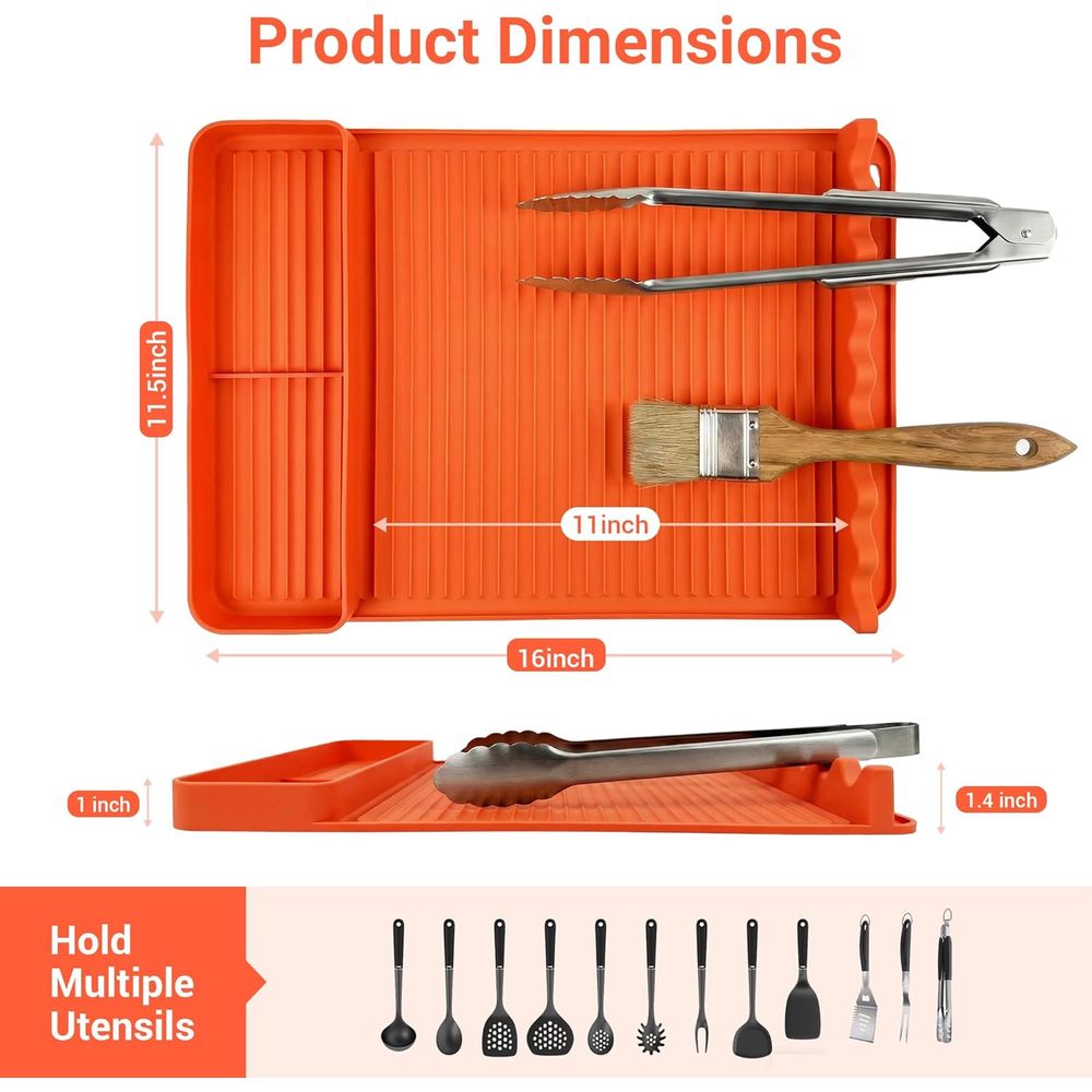 Heat Resistant Silicone Grill  - đánh giá và giá Heat Mat Silicone