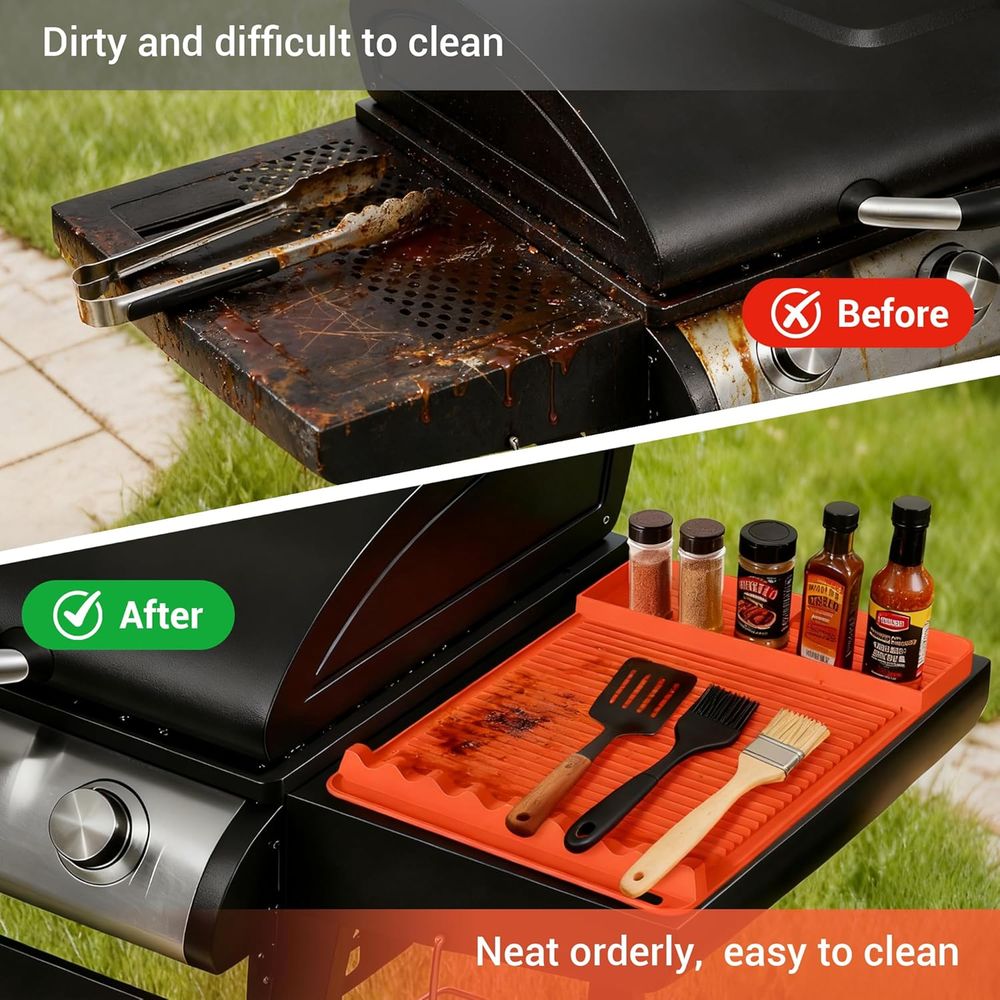 Heat Resistant Silicone Grill  - đánh giá và giá Heat Mat Silicone